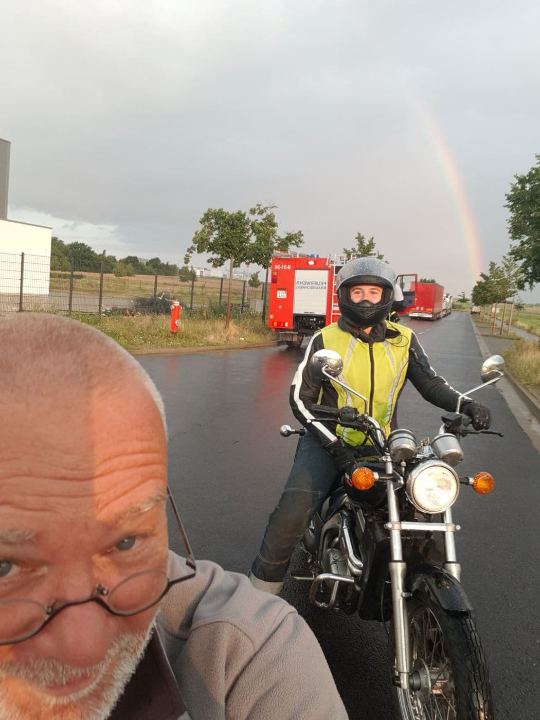 Spaß bei der Fahrstunde